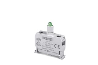 Yedek LED'li 12-30V AC/DC Yeşil Sinyal Blok Kumanda Kutusu için (C Serisi)